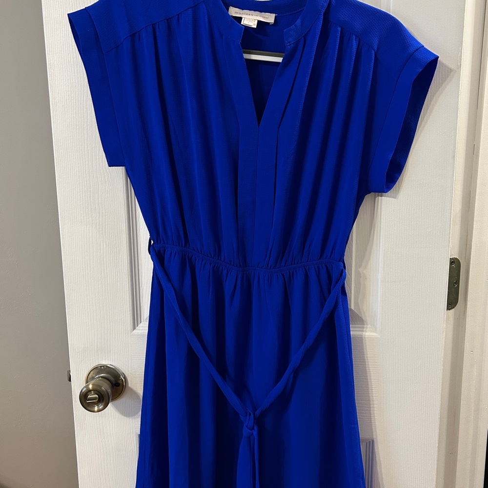 Elegant Blue Women's Dress